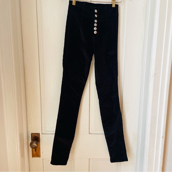 Veronica Beard Velvet Debbie Skinny High Rise Jeans SZ 00 - Picture 2 of 13